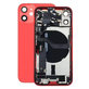 Apple iPhone 12 Mini - Rear Housing with Small Parts (Red)
