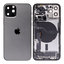 Apple iPhone 12 Pro - Rear Housing with Small Parts (Graphite)