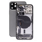 Apple iPhone 12 Pro - Rear Housing with Small Parts (Graphite)