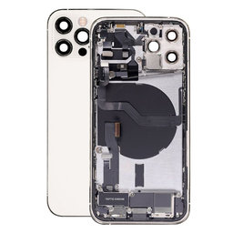 Apple iPhone 12 Pro - Rear Housing with Small Parts (Silver)