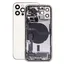 Apple iPhone 12 Pro - Rear Housing with Small Parts (Silver)