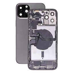 Apple iPhone 12 Pro Max - Rear Housing with Small Parts (Graphite)