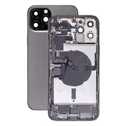 Apple iPhone 12 Pro Max - Rear Housing with Small Parts (Graphite)