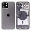 Apple iPhone 12 Pro Max - Rear Housing with Small Parts (Graphite)