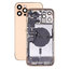 Apple iPhone 12 Pro Max - Rear Housing with Small Parts (Gold)