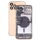Apple iPhone 12 Pro Max - Rear Housing with Small Parts (Gold)
