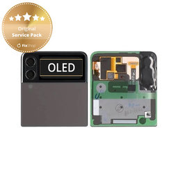 Samsung Galaxy Z Flip 3 F711B - LCD Display + Touch Screen + Frame (External) (Phantom Black) - GH97-26773A Genuine Service Pack