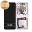 Samsung Galaxy Z Flip 3 F711B - LCD Display + Touch Screen + Frame (Lavender) - GH82-26273D, GH82-27244D Genuine Service Pack