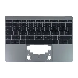 Apple MacBook 12" A1534 (Early 2015 - Mid 2017) - Top Keyboard Frame + Keyboard UK (Space Gray)