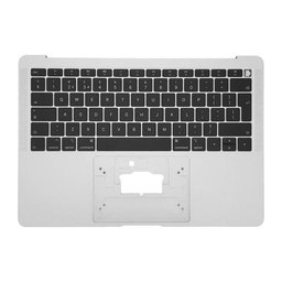 Apple MacBook Air 13" A1932 (2018 - 2019) - Top Keyboard Frame + Keyboard UK (Silver)