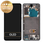 Samsung Galaxy S21 G991B - LCD Display + Touch Screen + Frame (Phantom Gray) - GH82-24544A, GH82-24545A, GH82-27255A Genuine Service Pack