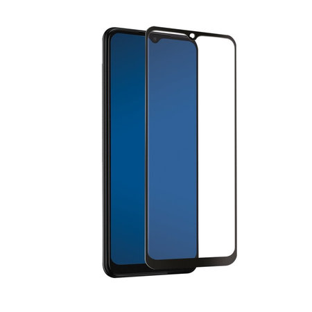 SBS - Tempered Glass Full Cover for Samsung Galaxy A22, Black