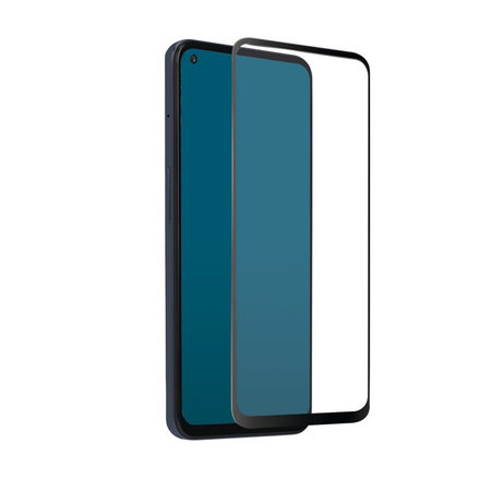 SBS - Tempered glass Full Cover for Realme 8 5G, black