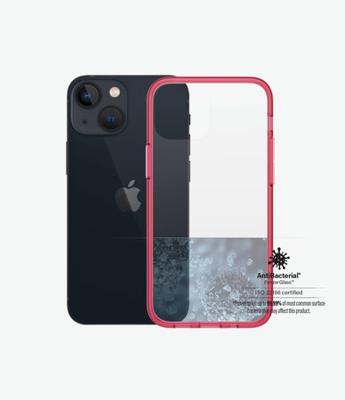 PanzerGlass - Case ClearCaseColor AB for iPhone 13 mini, strawberry