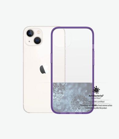 PanzerGlass - Case ClearCaseColor AB for iPhone 13, grape