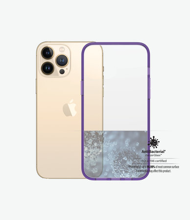 PanzerGlass - Case ClearCaseColor AB for iPhone 13 Pro Max, grape