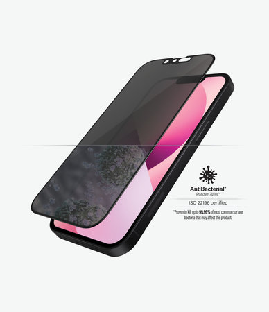 PanzerGlass - Tempered glass Case Friendly Privacy AB for iPhone 13 mini, black