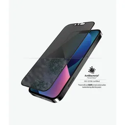 PanzerGlass - Tempered Glass Case Friendly Privacy AB for iPhone 13, 13 Pro, 14 & 16e, black