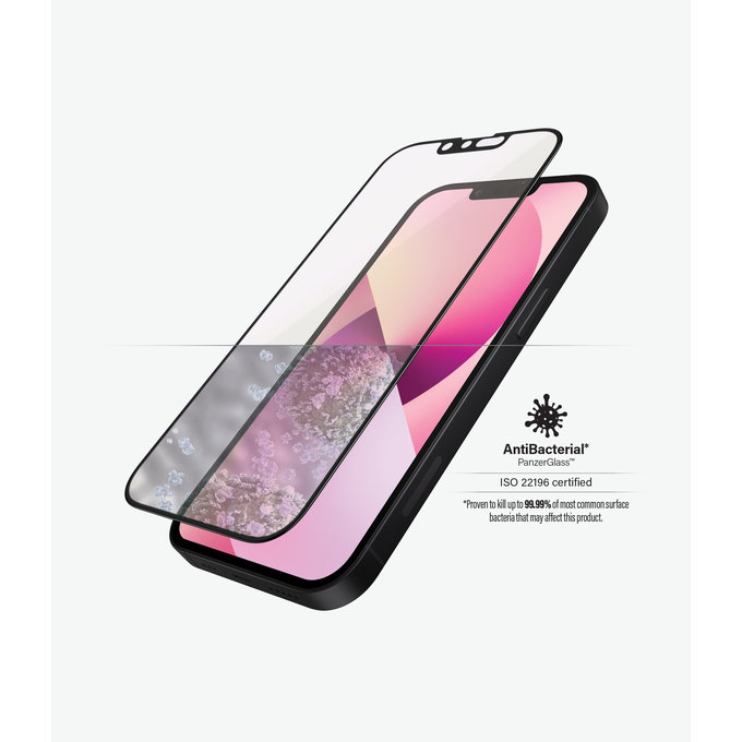 PanzerGlass - Tempered glass Case Friendly Anti-Bluelight AB for iPhone 13 mini, black