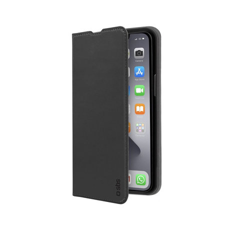 SBS - Case Book Wallet Lite for iPhone 13, black