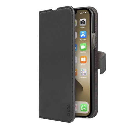SBS - Case Book Wallet for iPhone 13 Pro Max, black