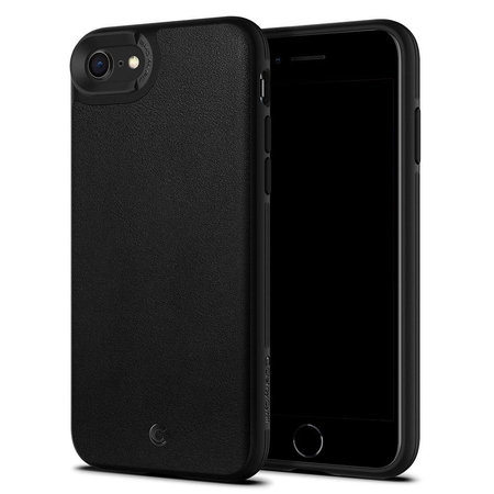Spigen - Ciel Leather Brick Case for iPhone SE 2020/8/7, black