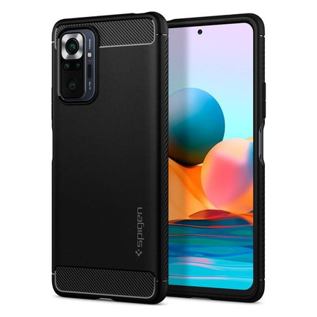 Spigen - Case Rugged Armor for Xiaomi Redmi Note 10 Pro, black