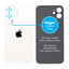 Apple iPhone 12 Mini - Rear Housing Glass with Bigger Camera Hole (White)