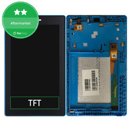 Lenovo TAB 3 TB3-710F - LCD Display + Touch Screen + Frame (Blue) TFT