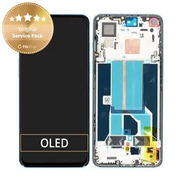 OnePlus Nord 2 5G - LCD Display + Touch Screen + Frame (Blue Haze) - 2011100359 Genuine Service Pack