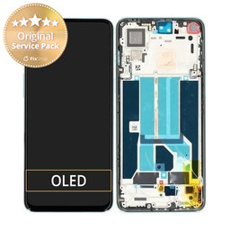 OnePlus Nord 2 5G - LCD Display + Touch Lens + Frame (Gray Sierra) - 2011100360 Genuine Service Pack