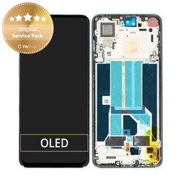 OnePlus Nord 2 5G - LCD Display + Touch Lens + Frame (Gray Sierra) - 2011100360 Genuine Service Pack