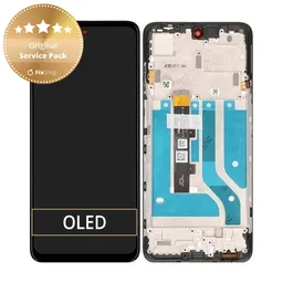 Motorola Edge 20 LIte XT2139 - LCD Display + Touch Screen + Frame - 5D68C19271 Genuine Service Pack