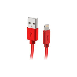 SBS - Lightning / USB Cable (1m), red
