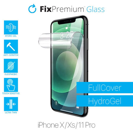 FixPremium HydroGel HD - Screen Protector iPhone X, Xs & 11 Pro