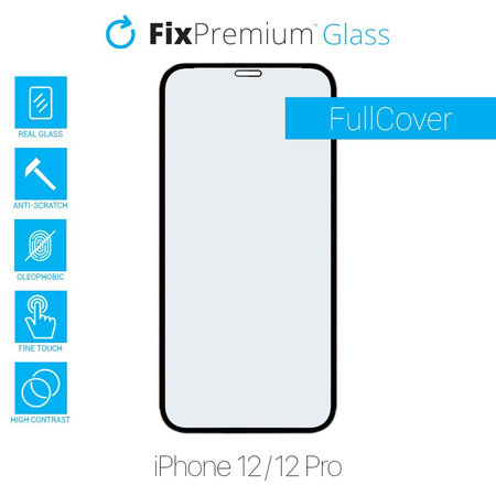 FixPremium FullCover Glass - Tempered Glass for iPhone 12 & 12 Pro