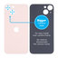 Apple iPhone 13 - Rear Housing Glass with Bigger Camera Hole (Pink)