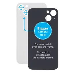 Apple iPhone 13 - Rear Housing Glass with Bigger Camera Hole (Starlight)