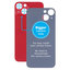 Apple iPhone 13 - Rear Housing Glass with Bigger Camera Hole (Red)
