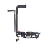 Apple iPhone 13 Pro Max - Charging Connector + Flex Cable (Silver)
