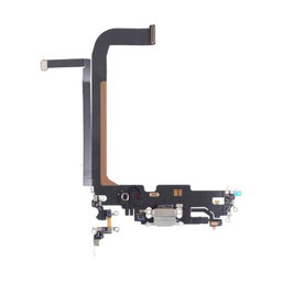 Apple iPhone 13 Pro Max - Charging Connector + Flex Cable (Silver)
