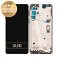 Motorola Edge 20 XT2143 - LCD Display + Touch Screen + Frame (Frostred Grey) - 5D68C19192 Genuine Service Pack