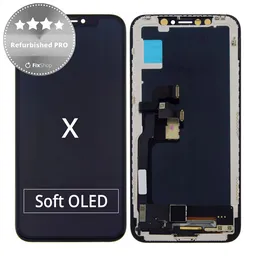 Apple iPhone X - LCD Display + Touch Screen + Frame Refurbished PRO