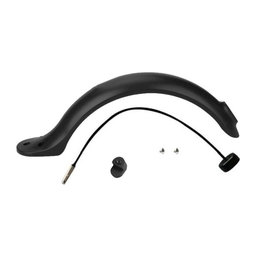 Xiaomi Mi Electric Scooter 1S, 2 M365, Pro - Rear Fender + Light with Connector (Black)