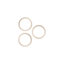 Apple iPhone 13 Pro, 13 Pro Max - Rear Camera Lens Frame (Gold) - 3pcs