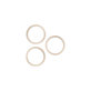 Apple iPhone 13 Pro, 13 Pro Max - Rear Camera Lens Frame (Gold) - 3pcs