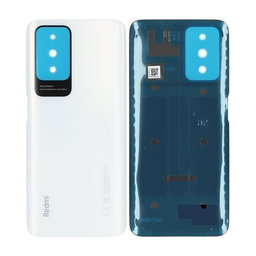 Xiaomi Redmi 10 - Battery Cover (Pebble White) - 550500017Z9X Genuine Service Pack