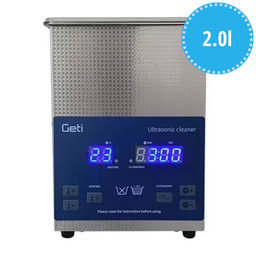 Geti GUC 02B - Ultrasonic Cleaner (Stainless Steel) - 2L