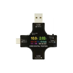 Eversame 2in1 - USB Digital Tester (with USB-C & USB 3.0)