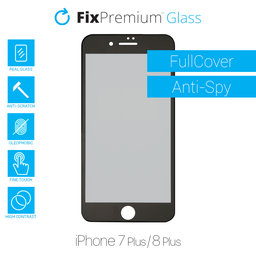 FixPremium Privacy Anti-Spy Glass - Tempered Glass for iPhone 7 Plus & 8 Plus